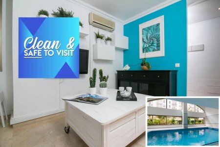 Apartamento 1 habitación, con piscina