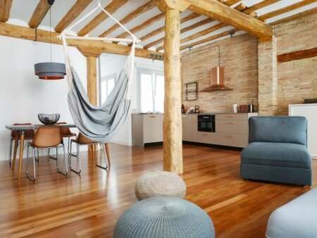 Apartamento 1 habitación, con aire acondicionado