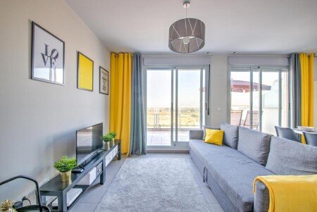 Apartamento 1 habitación, con piscina