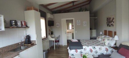 Apartamento 1 habitación, con jardín