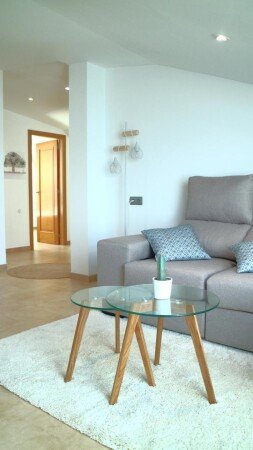 Apartamento 6 huéspedes, con jardín