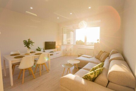 Apartamento 2 habitaciones, con jardín