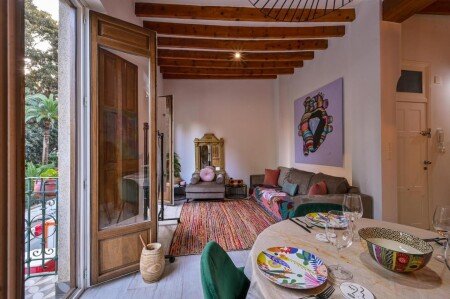 Wohnung 2 Schlafzimmer, mit Garten