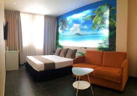 Hotel con aire acondicionado