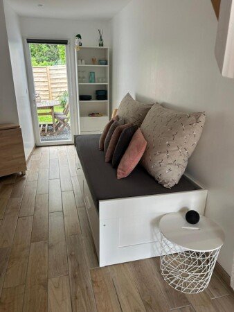 Maison 1 chambre, avec jardin