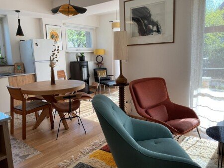 Appartement 4 chambres, avec jardin