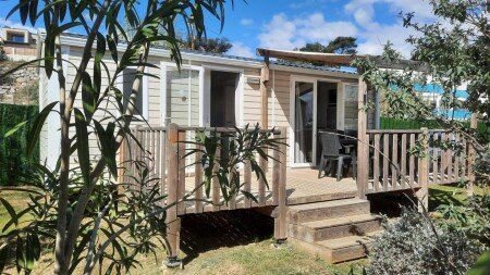 Mobil home 2 chambres, avec jacuzzi