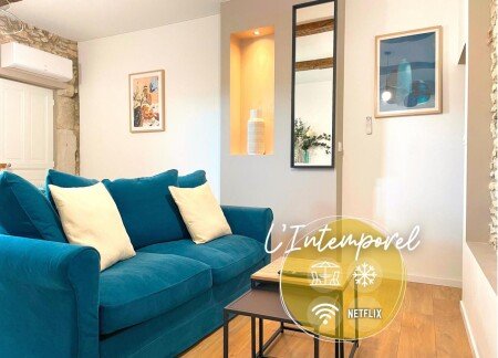 T2 1 chambre, avec climatisation