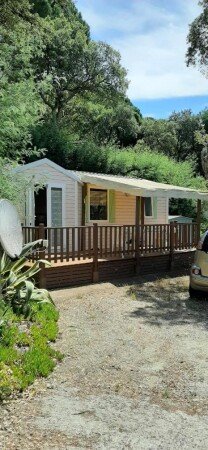 Mobil home 2 chambres, avec piscine