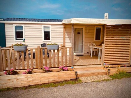 Mobil home 3 chambres, avec climatisation