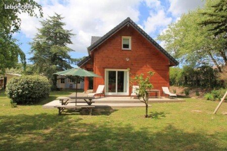 Chalet 2 chambres, avec jardin