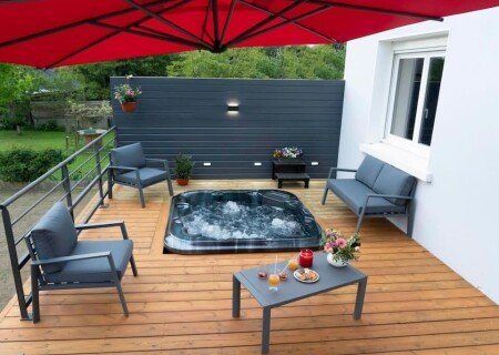 Maison 4 chambres, avec jacuzzi