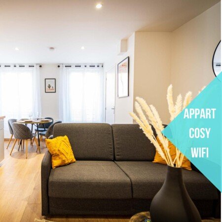 Appartement cozy, 1 chambre, avec wifi