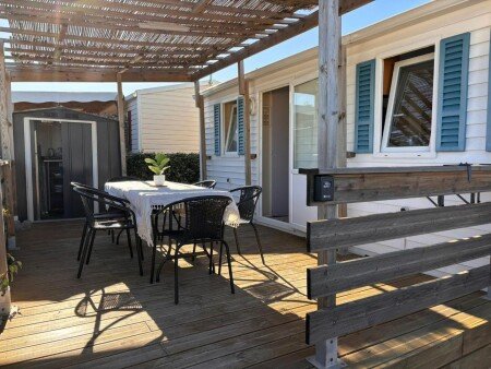 Camping / Mobil Home 1 chambre, avec piscine