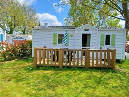 Mobil home 2 chambres, avec piscine