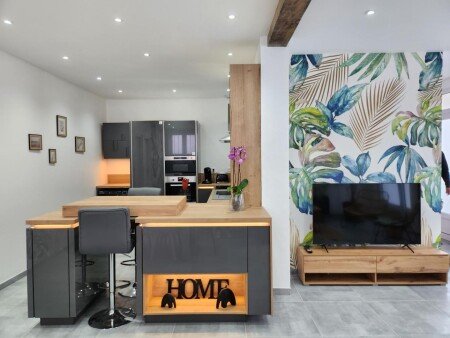 Maison 2 chambres, avec wifi