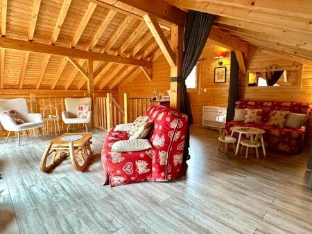 Chalet 2 chambres, avec jardin