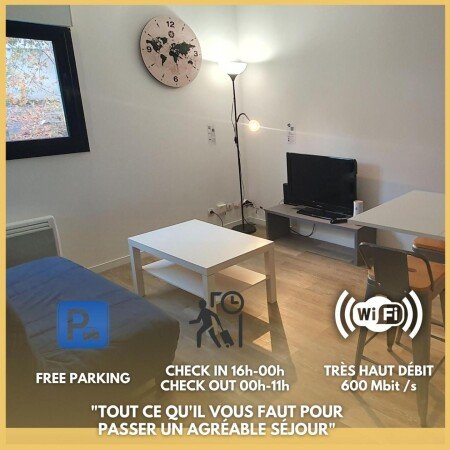 Gîte cozy, 1 chambre, avec wifi