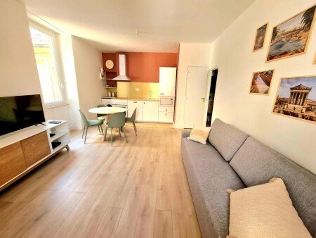 T2 1 chambre, avec climatisation