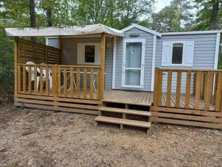 Camping / Mobil Home 2 chambres, avec piscine