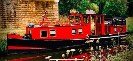 Péniche 1 chambre, avec parking