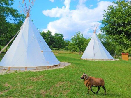 Hébergement insolite 6 voyageurs, avec jardin