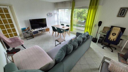 Appartement 2 chambres, avec salle de sport