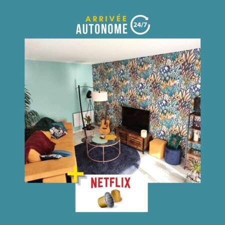 Appartement cozy, 1 chambre, avec jardin