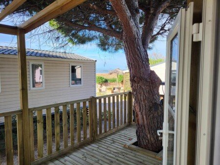 Mobil home 2 chambres, avec jacuzzi