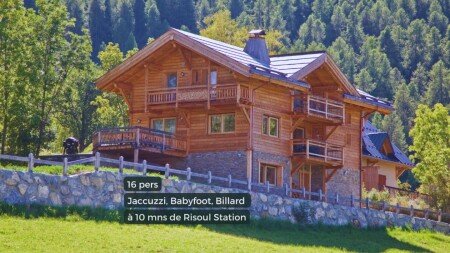 Chalet 6 chambres, avec jacuzzi