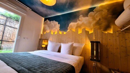 Appartement 2 chambres, avec jardin