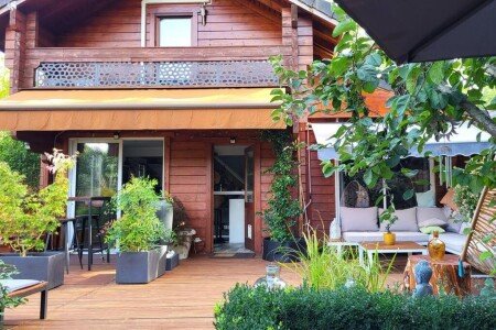Chalet 2 chambres, avec jardin