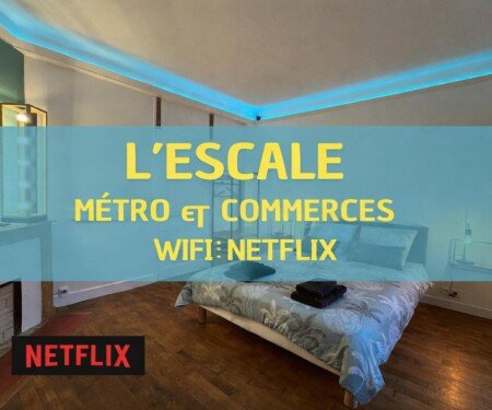 Appartement 1 chambre, avec wifi