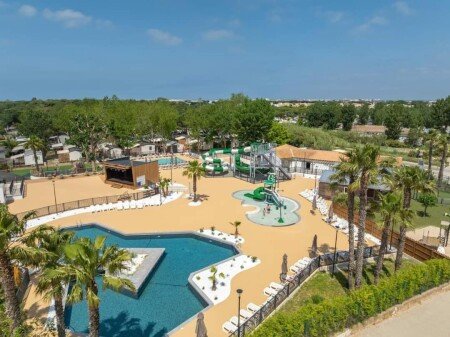 Mobil home 2 chambres, avec piscine