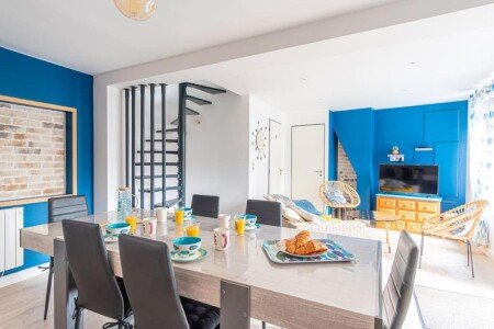 Maison de campagne 4 chambres, avec jardin