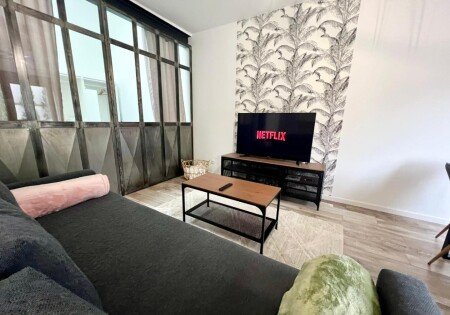 Appartement 2 chambres, avec jardin