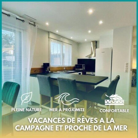 Gîte 3 chambres, avec jardin