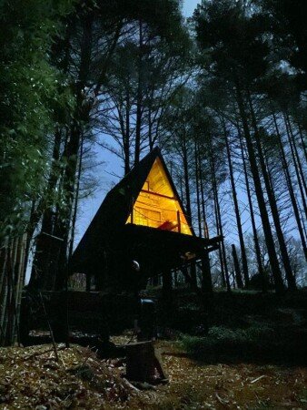 Cabane 4 voyageurs, avec jacuzzi