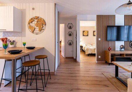 Appartement 2 chambres, avec wifi