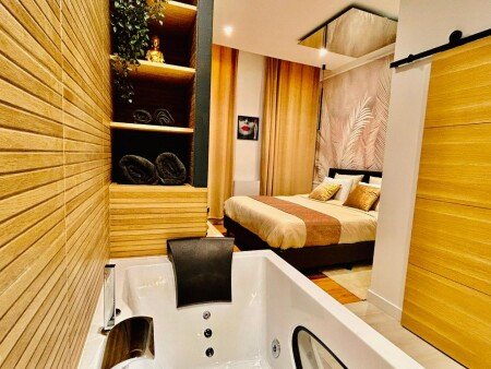 Appartement cozy, 1 chambre, avec jacuzzi