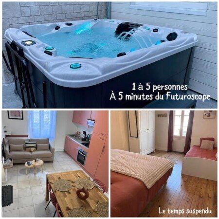 Maison de campagne 1 chambre, avec jacuzzi