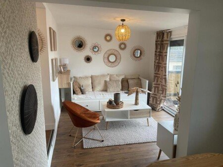 Appartement cozy, 1 chambre, avec jardin