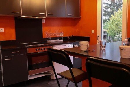 Appartement 2 chambres, avec jardin