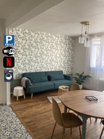 Gîte 2 chambres, avec wifi