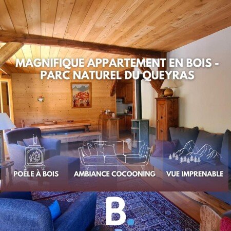 Appartement 4 chambres, avec jardin