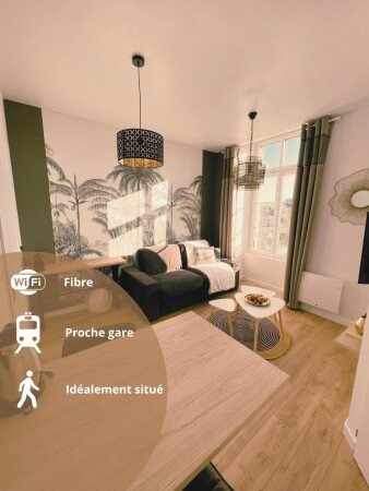 Gîte 4 voyageurs, avec wifi