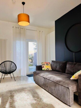 Appartement 1 chambre, avec jardin