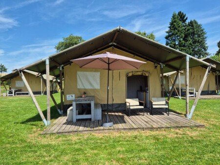 Tente 1 chambre, avec piscine