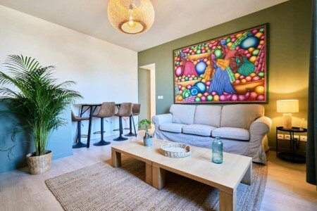 Duplex cozy, 2 chambres, avec wifi