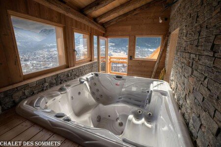 Chalet 4 chambres, avec jacuzzi